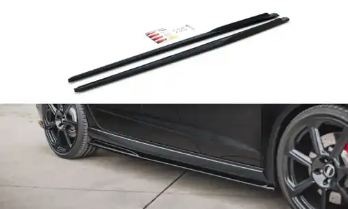 Maxton Design difuzory pod boční prahy ver.2 pro Audi RS3 8V Facelift, carbon-Look Poslední Šance
