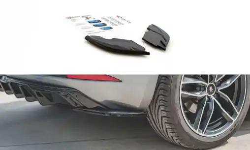 Dokud Zásoby Vydrží Maxton Design boční difuzory pod zadní nárazník pro Seat Leon FR Mk3 Facelift, černý lesklý plast ABS