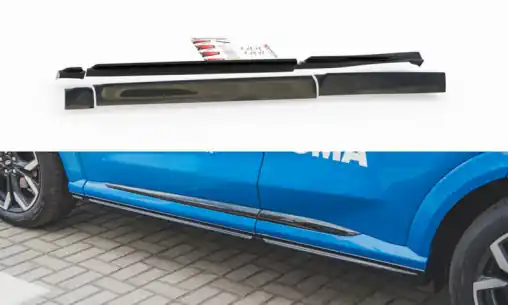 Výhodná Nabídka Maxton Design difuzory pod boční prahy pro Ford Puma ST-Line, carbon-Look