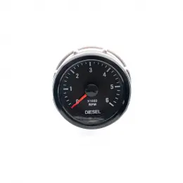 Expresní Doručení Přídavný otáčkoměr - Youngtimer Rally pro dieselové motory 0-6000 ot. - s LED podsvícením