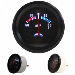 Přídavný ampermetr (60A) - Youngtimer Rally - s LED podsvícením Jen Po Omezenou Doba
