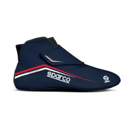 Autentický Závodní boty Sparco Prime EVO s homologací FIA, Barva: modro-červená, Velikost: 43