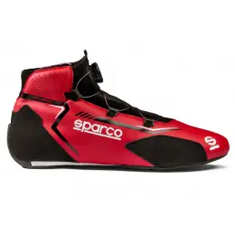 Pouze Dnes Závodní boty Sparco RAPID s otočným mechanismem zapínání, s homologací FIA, barva: červeno-černá, velikost: 44