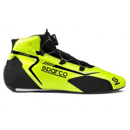 Závodní boty Sparco RAPID s otočným mechanismem zapínání, s homologací FIA, barva: žluto-černá, velikost: 42 Finální Výprodej
