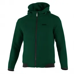 Sparco mikina se zipem a kapucí, barva: zelená, velikost: XXXL Značkový