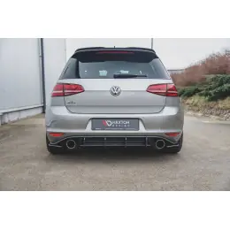Finální Výprodej Maxton Design "Racing durability" zadní difuzor ver.2 pro Volkswagen Golf GTI Mk7, plast ABS bez povrchové úpravy
