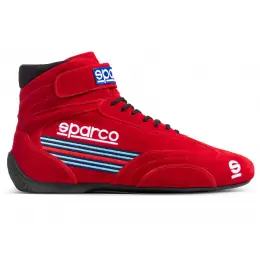 Originální Závodní boty Sparco Top Martini Racing, s homologací FIA, barva: červená, velikost: 47
