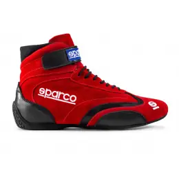 Aktuální Závodní boty Sparco Top s homologací FIA, barva: červená, velikost: 43