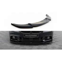 Maxton Design spoiler pod přední nárazník ver.4 pro BMW řada 5 F10- F11, černý lesklý plast ABS Ihned K Objednání