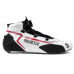 Hit Sezóny Závodní boty Sparco RAPID s otočným mechanismem zapínání, s homologací FIA, barva: bílo-červená, velikost: 41