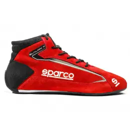 Závodní boty Sparco SLALOM+, s homologací FIA, barva: červená, velikost: 41 Jen Po Omezenou Doba