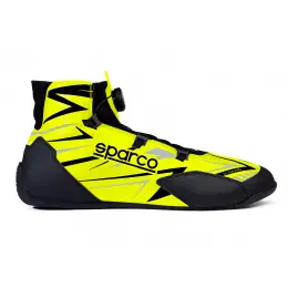 Kartingové boty Sparco K-RAPID s otočným mechanismem zapínání, s homologací FIA, barva: žluto-černá, velikost: 41 Must-Have