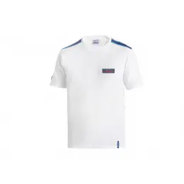 Víkendová Akce Sparco triko TOP s proužky Martini Racing, barva: bílá, velikost: XXXL